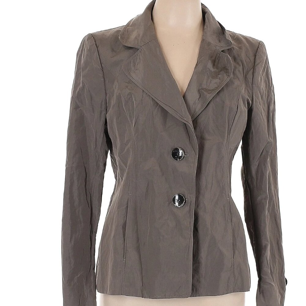 Classiques Entier Atelier - Sophisticated Taupe Blazer Jacket - Size L